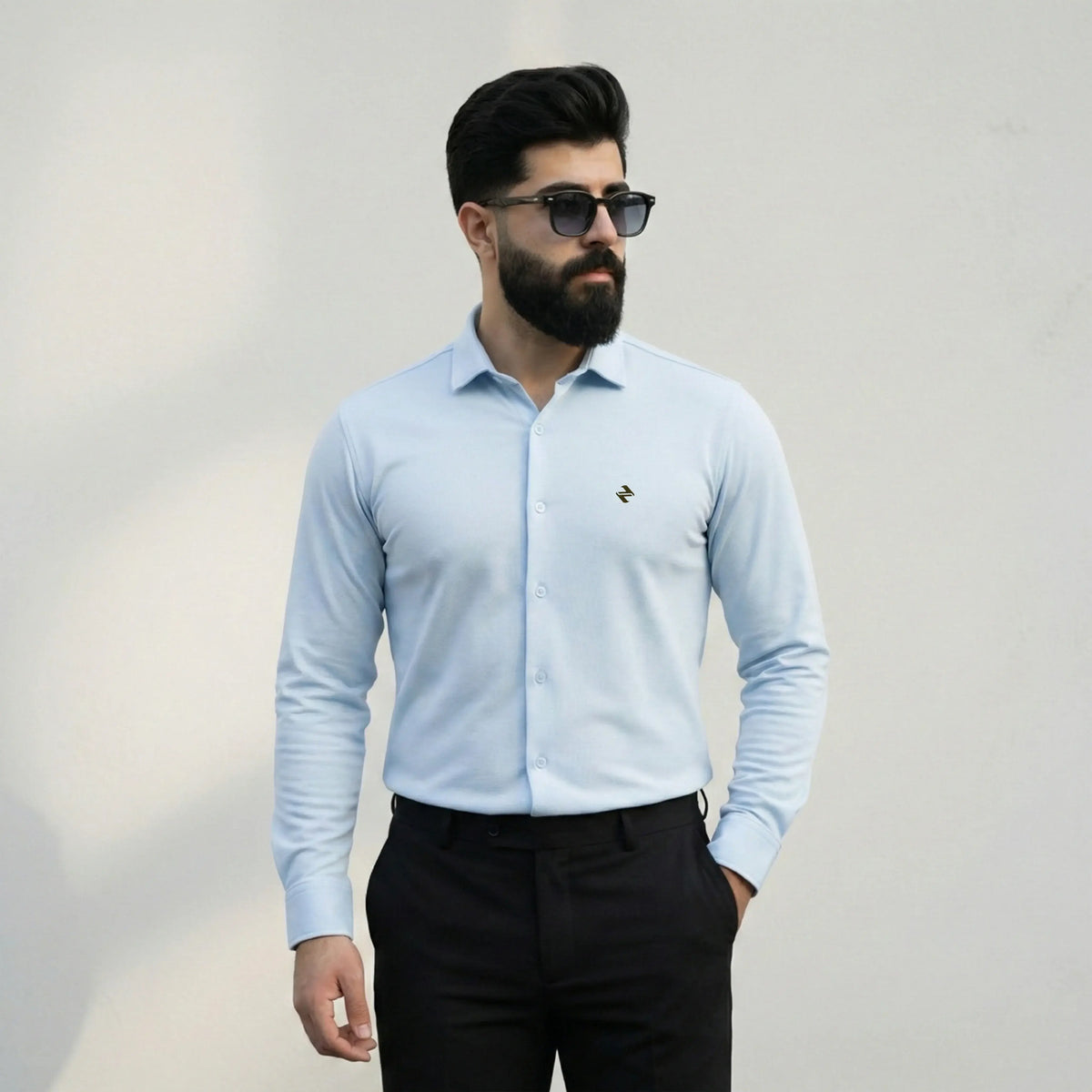 CL SMART SHIRT - SKY BLUE