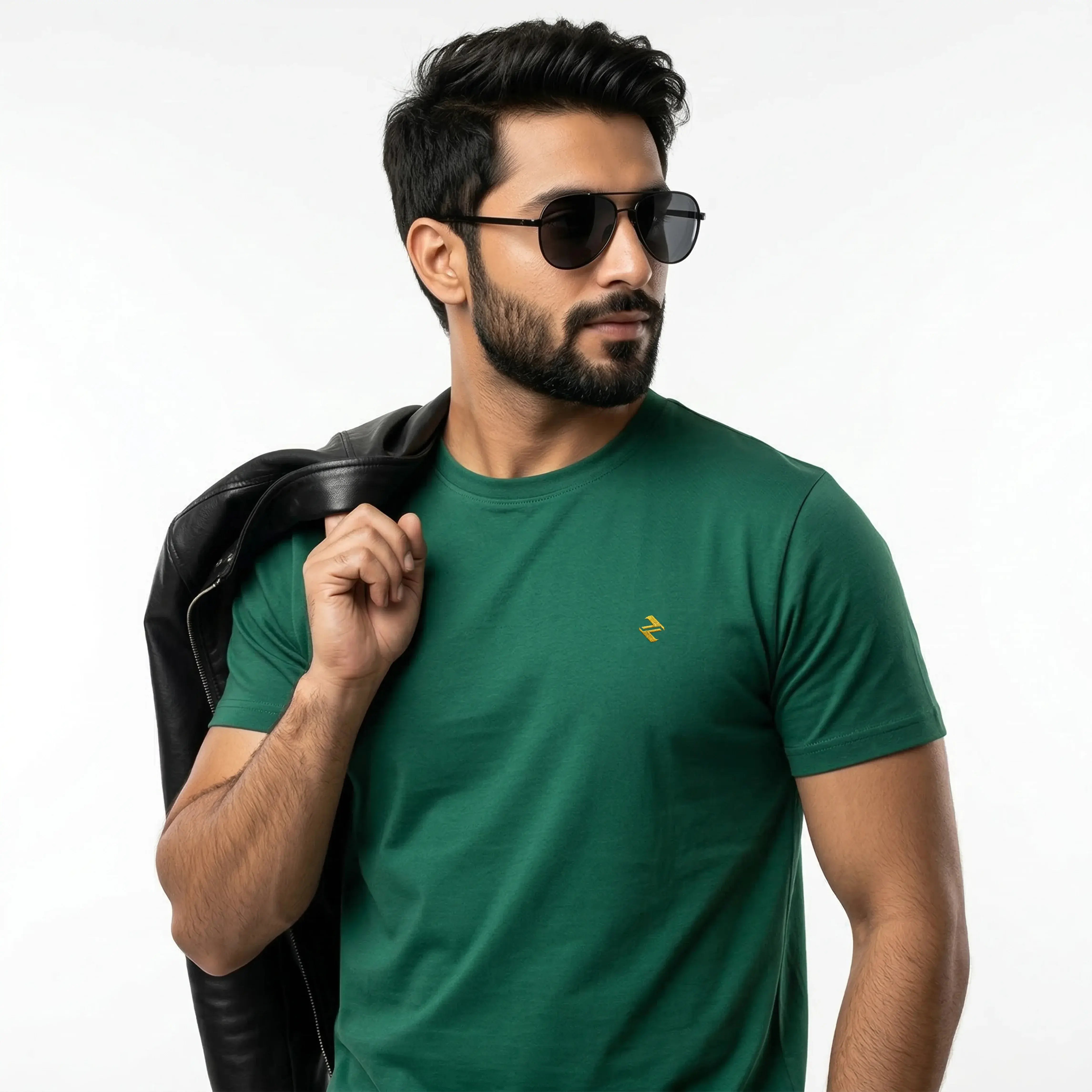 REGULAR T-SHIRT GREEN NAVZA