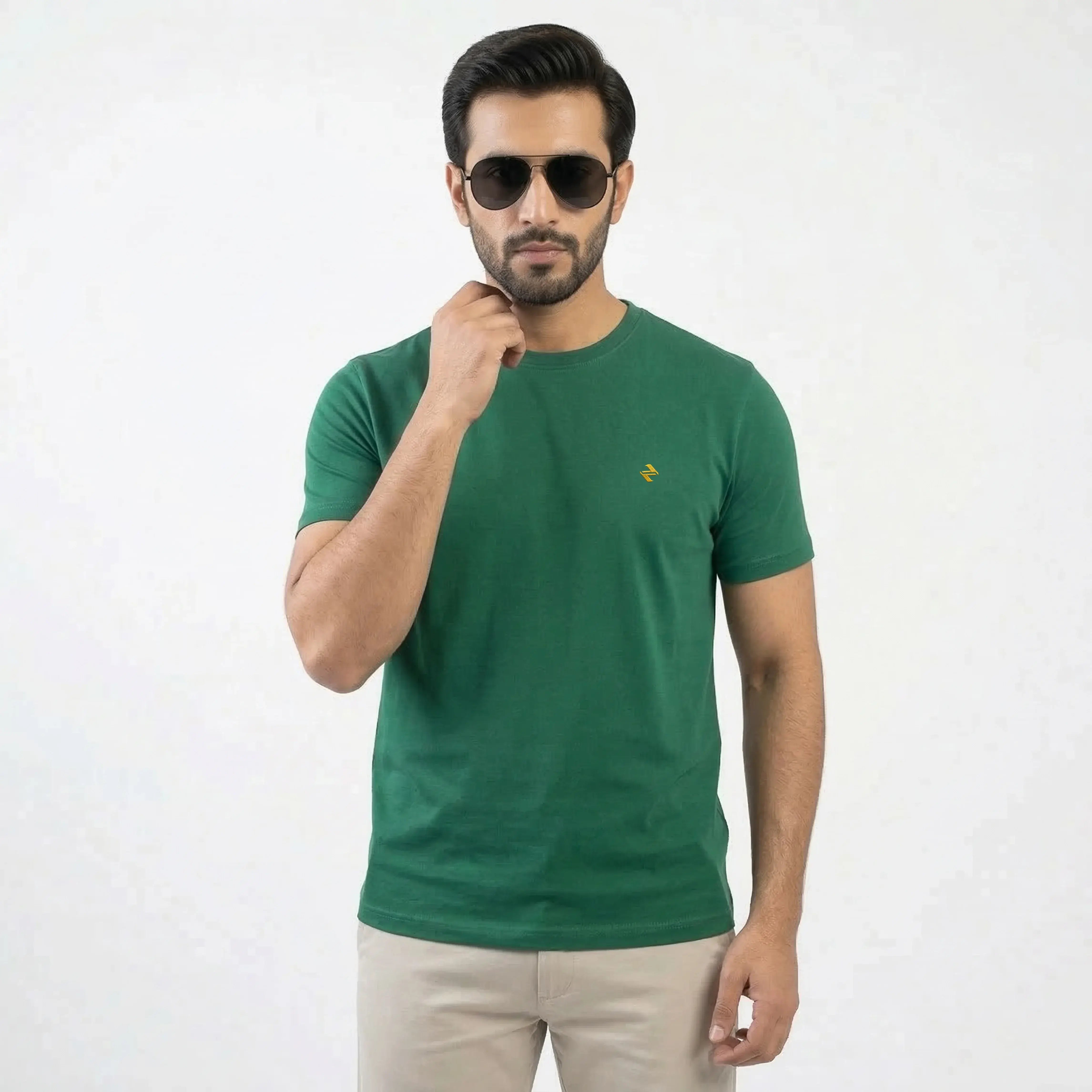 REGULAR T-SHIRT GREEN NAVZA