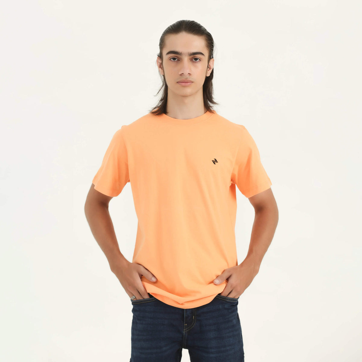 CL REGULAR FIT TEE ORANGE NAVZA