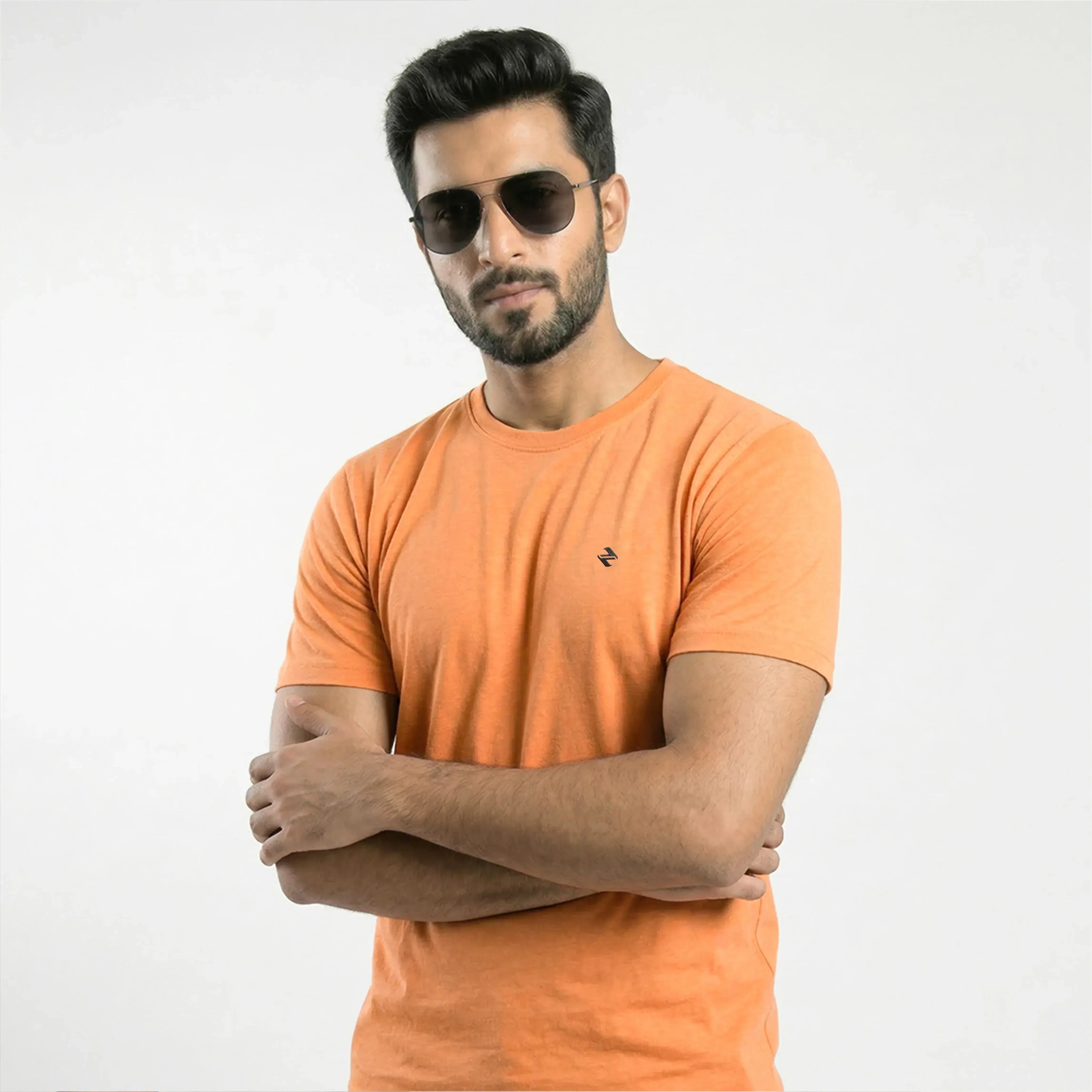 REGULAR T-SHIRT ORANGE NAVZA