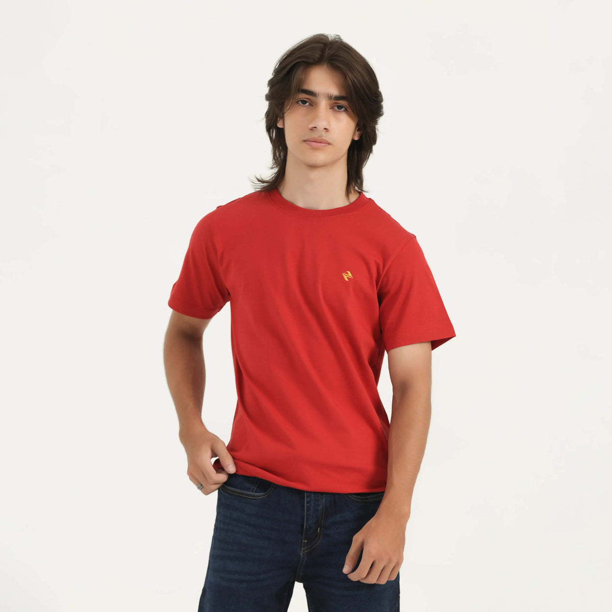 CL REGULAR FIT TEE RED NAVZA