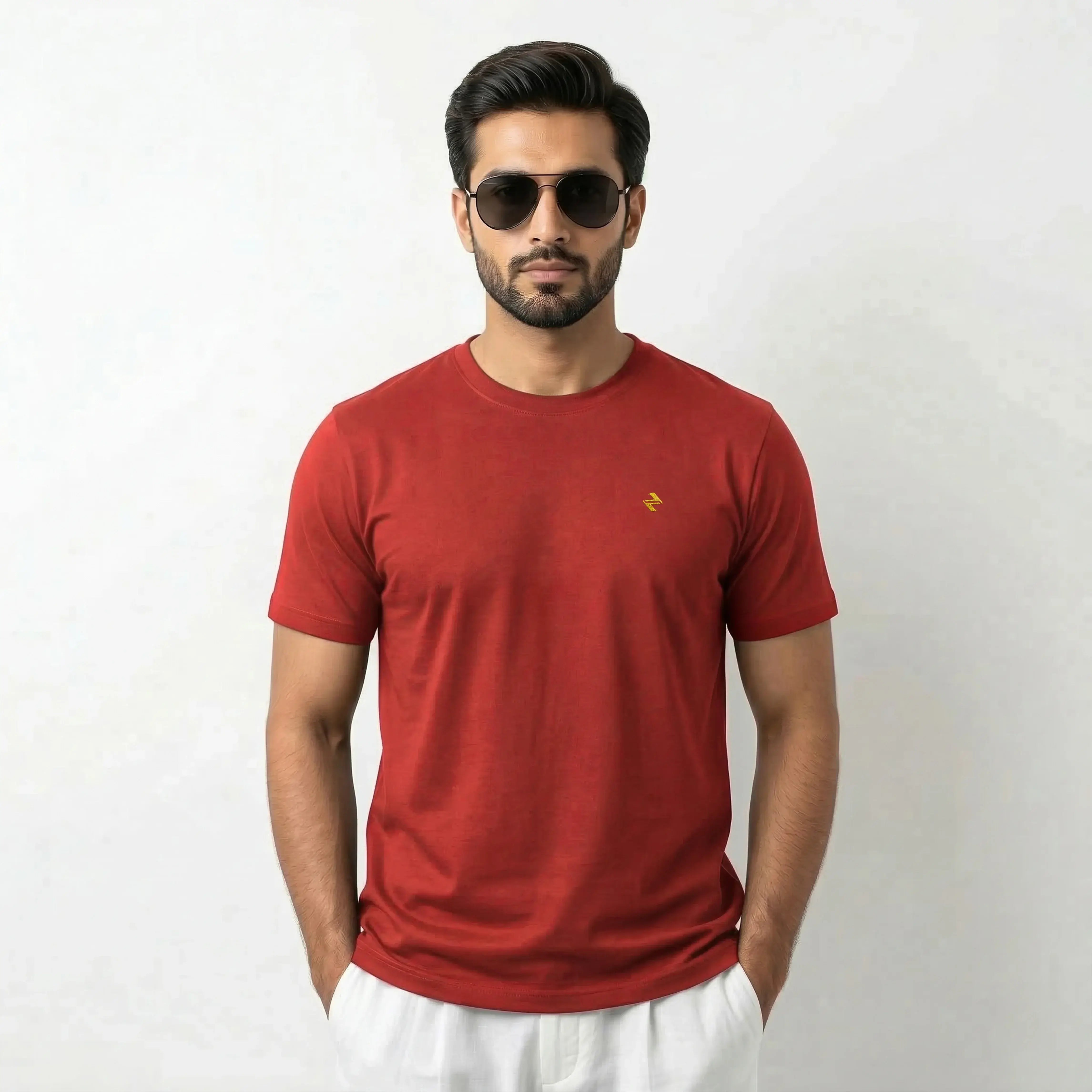 REGULAR T-SHIRT RED NAVZA