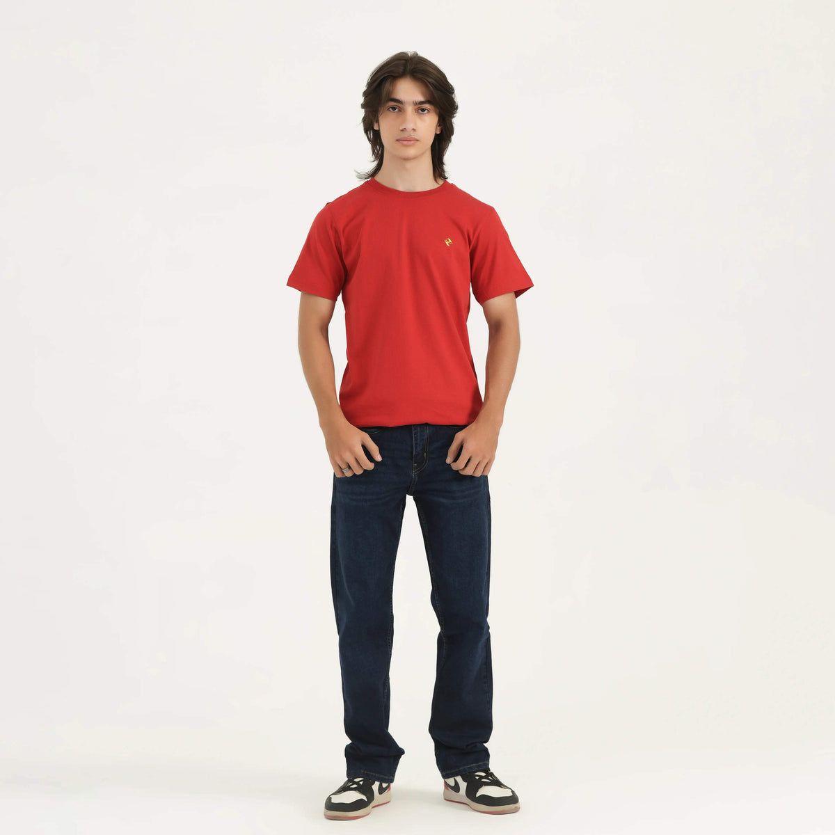 CL REGULAR FIT TEE RED NAVZA