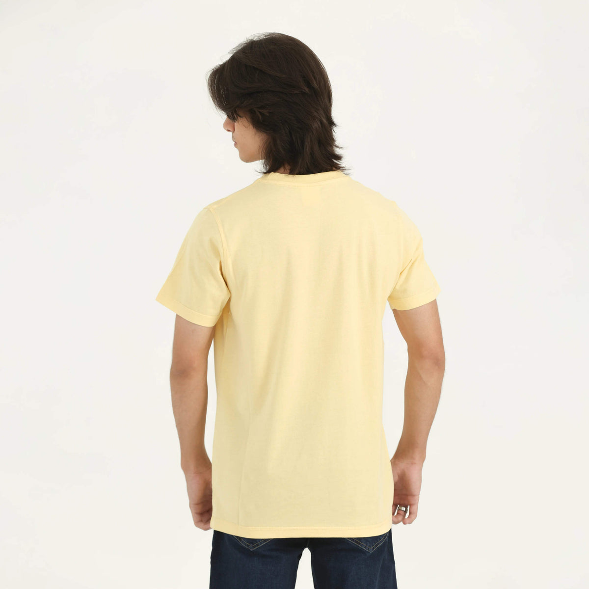 CL REGULAR FIT TEE YELLOW NAVZA