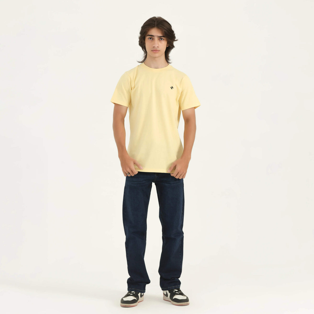 CL REGULAR FIT TEE YELLOW NAVZA