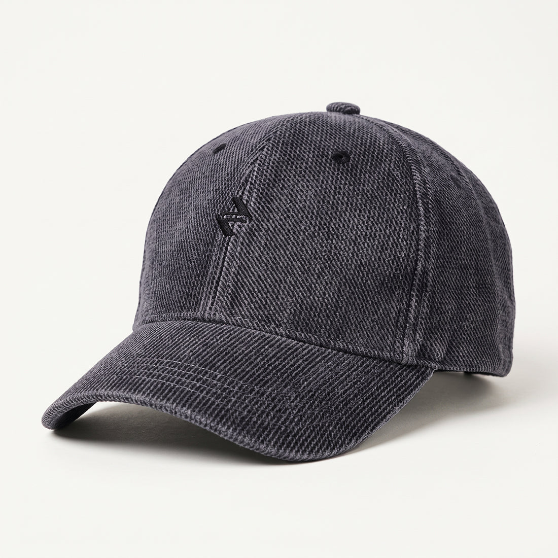CORDUROY CAP CHARCOAL BLACK NAVZA