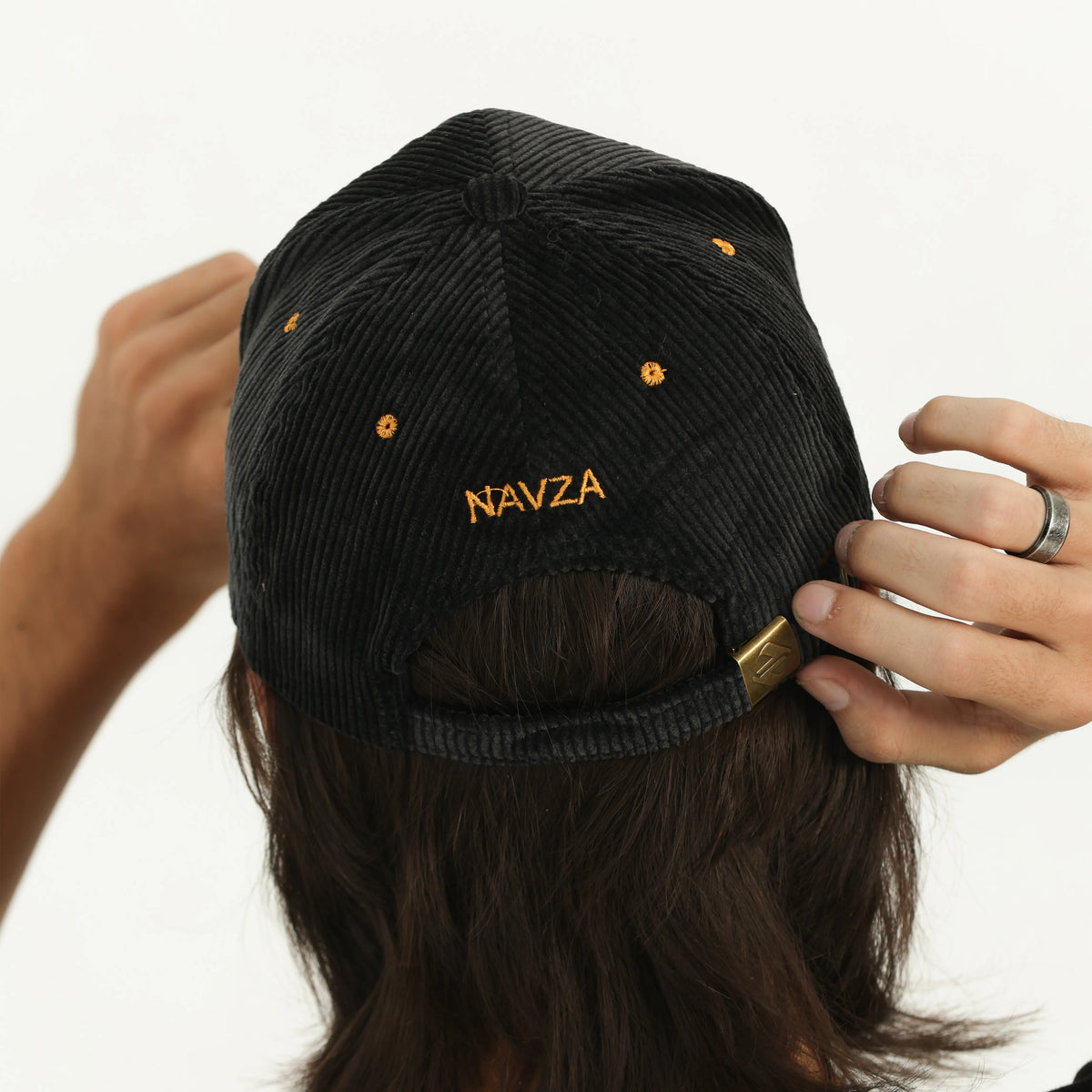 CORDUROY CAP | JET BLACK