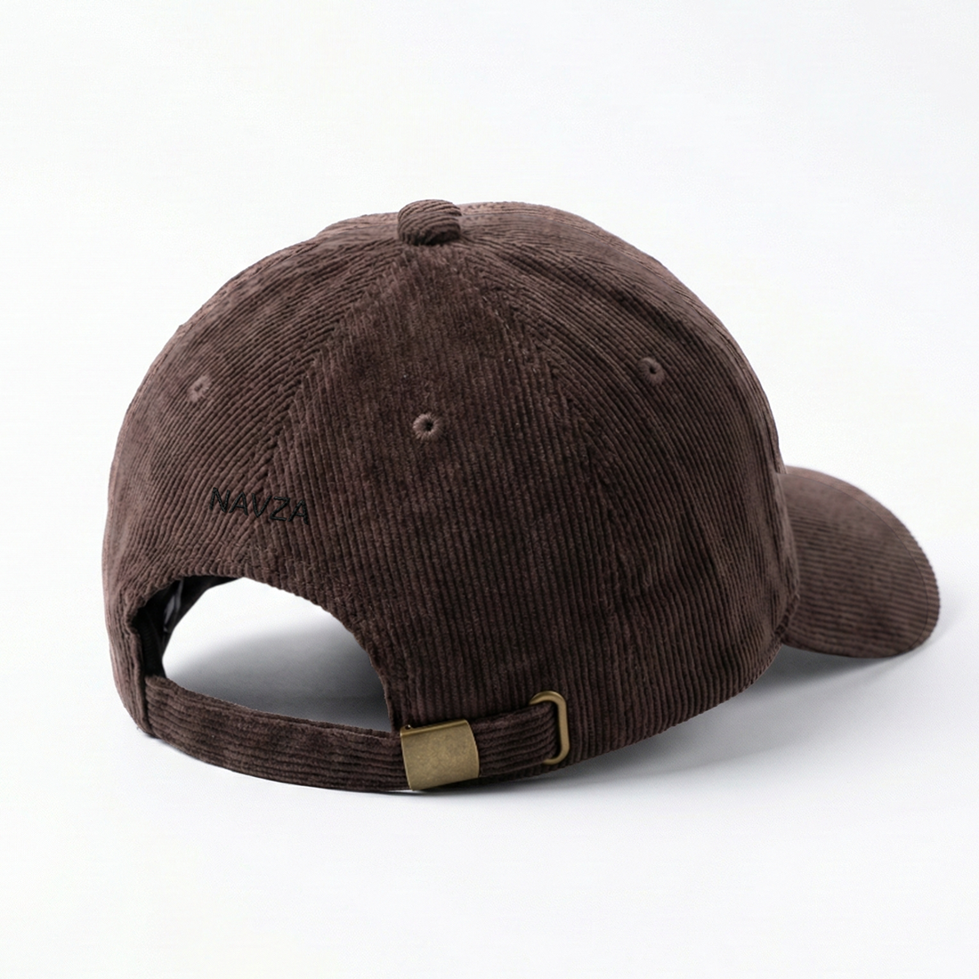CORDUROY CAP DARK BROWN | NAVZA