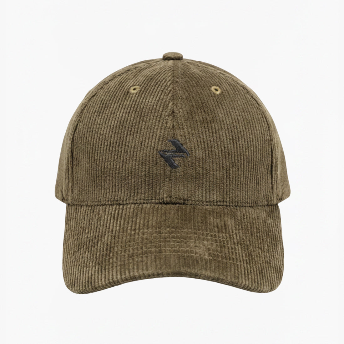 CORDUROY CAP DARK OLIVE BROWN | NAVZA