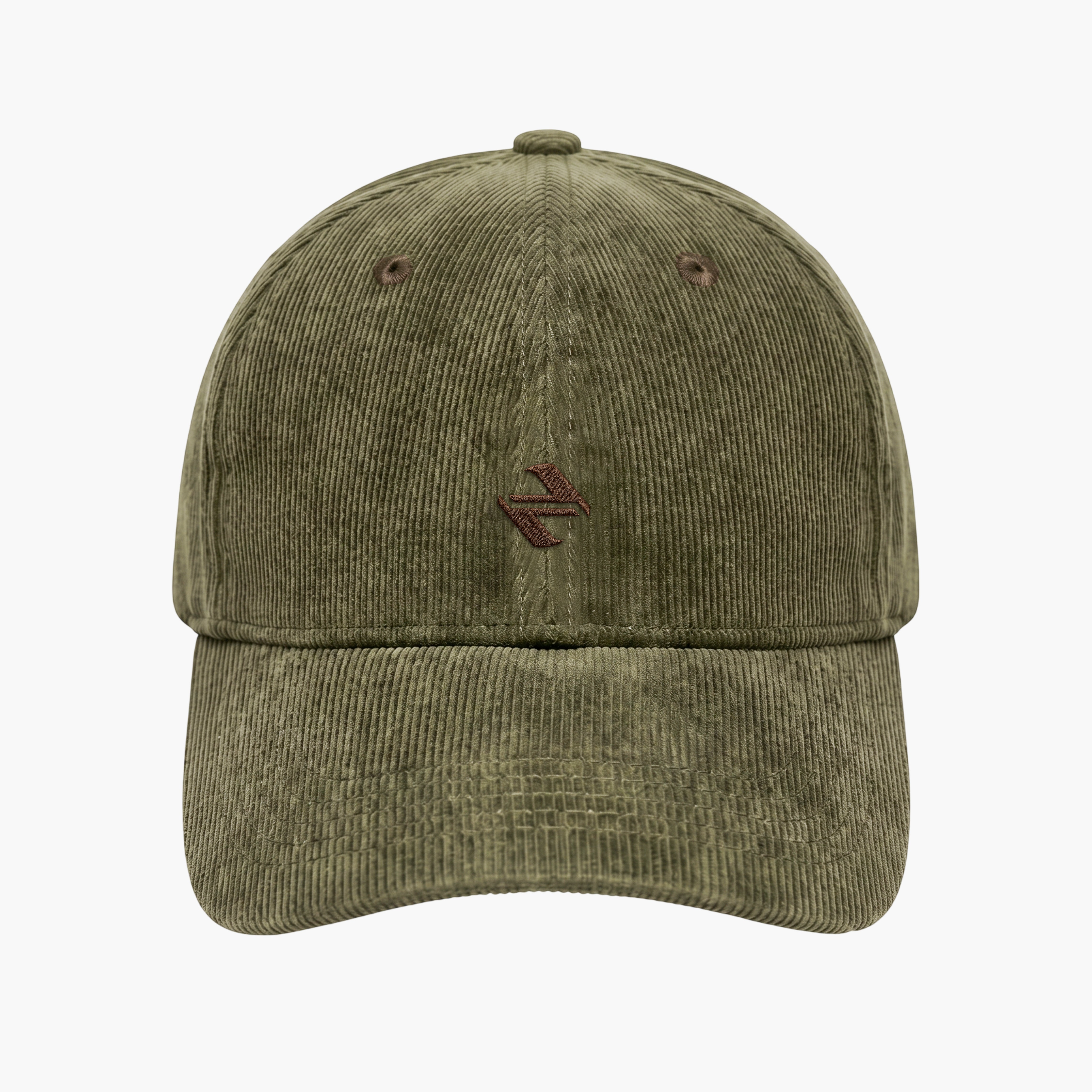 corduroy cap olive green