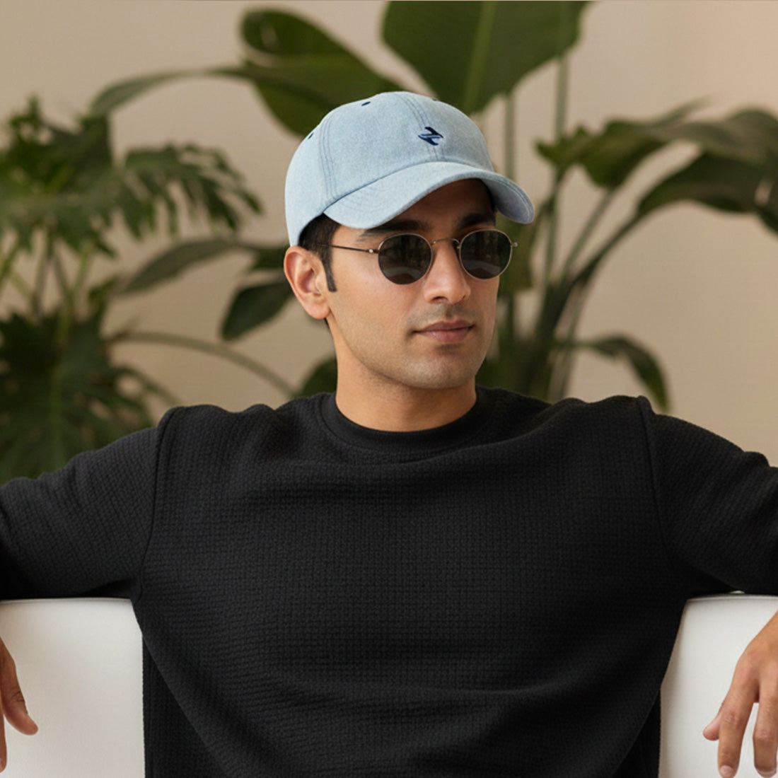 DENIM CAP SKY BLUE M | NAVZA