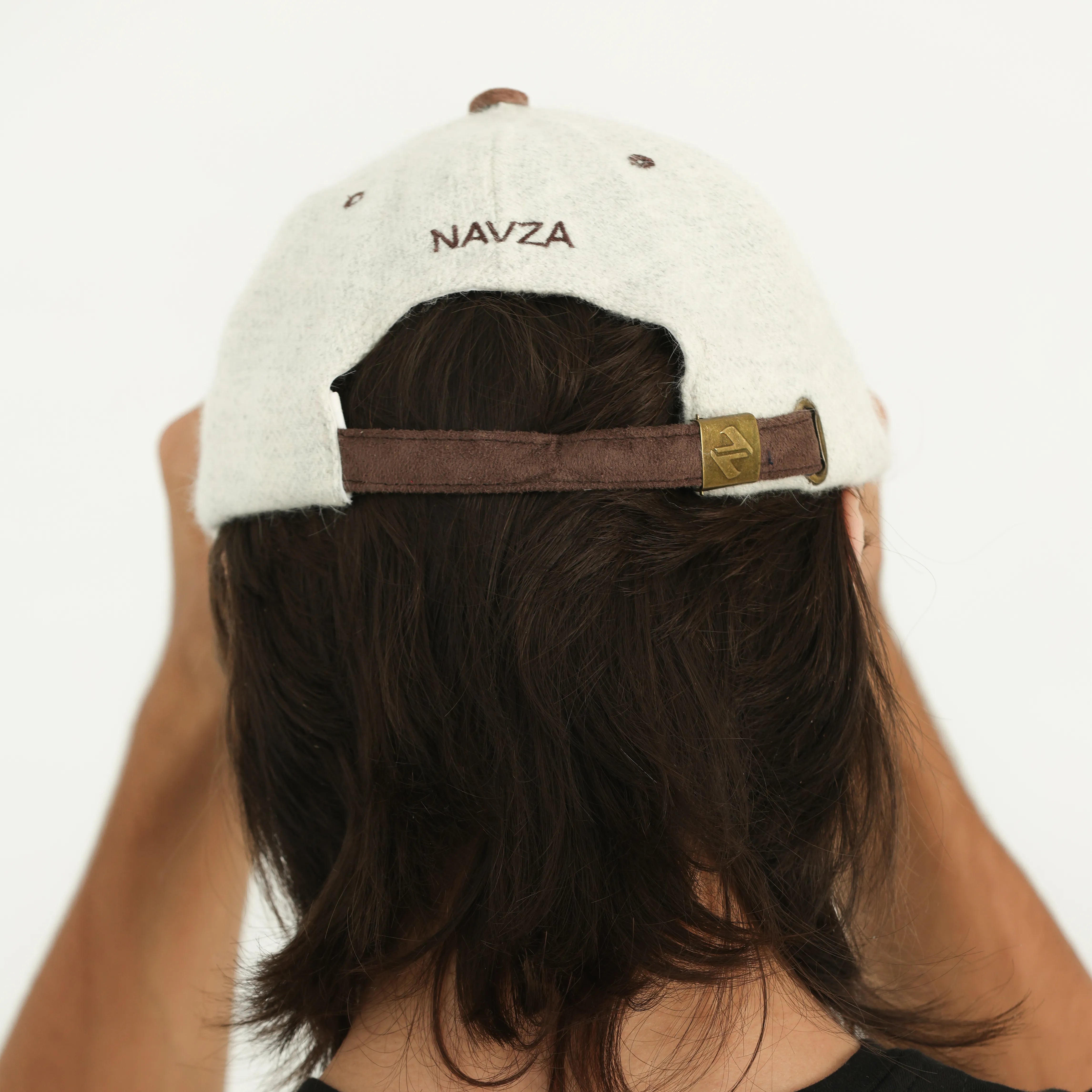 HAIRY HERRING BONE CAP | WHITE