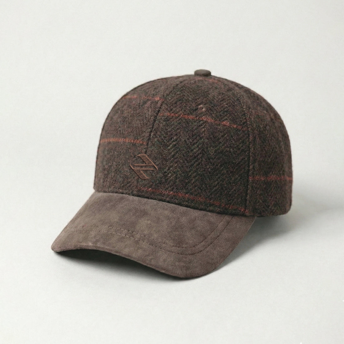 Herring bone cap dark brown | NAVZA