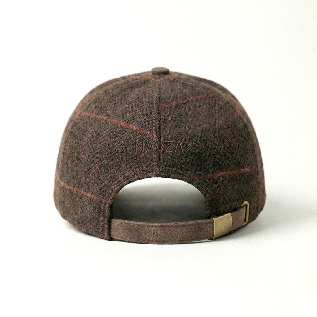 Herring bone cap dark brown | NAVZA