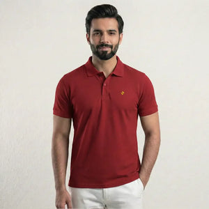 JQ POLO - BURGUNDY