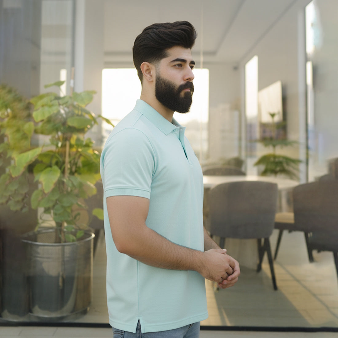 JQ CL POLO - AQUA BLUE