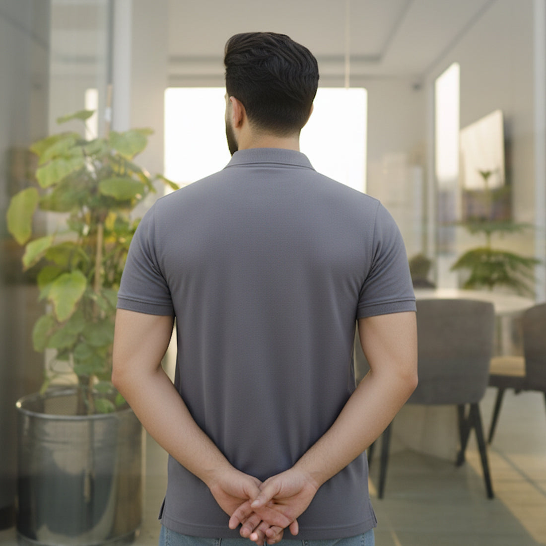JQ POLO – GREY