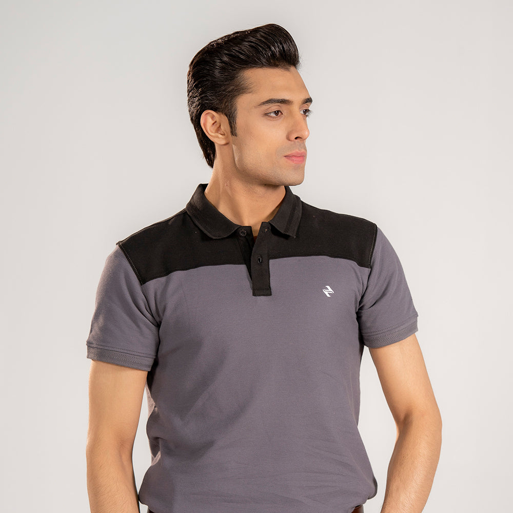 JQ SC POLO - DARK GREY