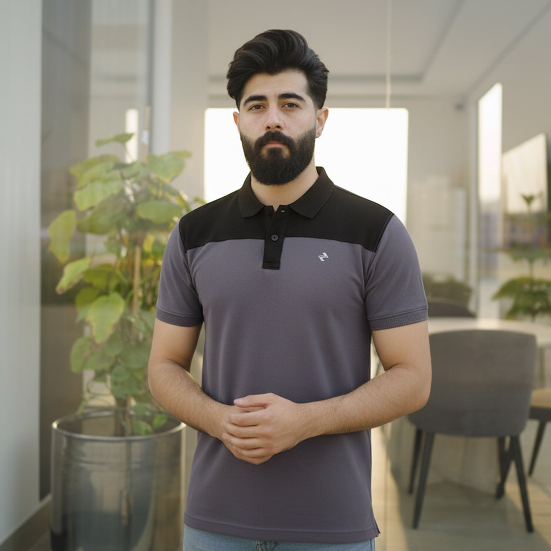 JQ SC POLO - GREY
