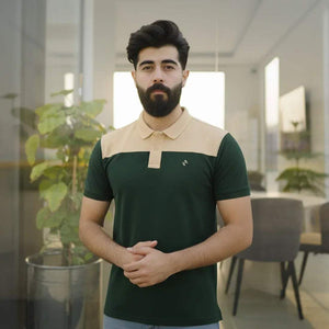 SH POLO - GREEN & YELLOW