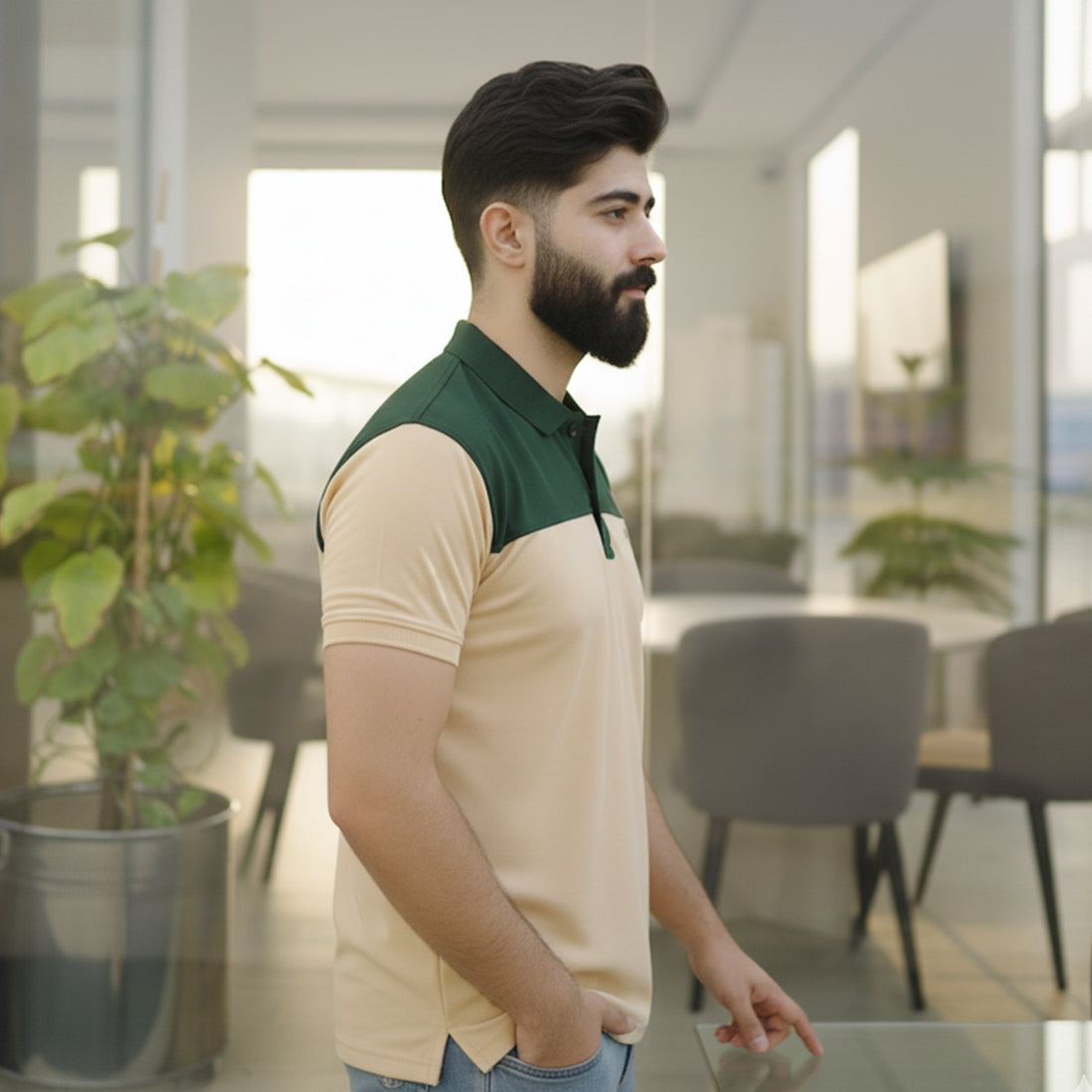 JQ SC POLO - YELLOREEN