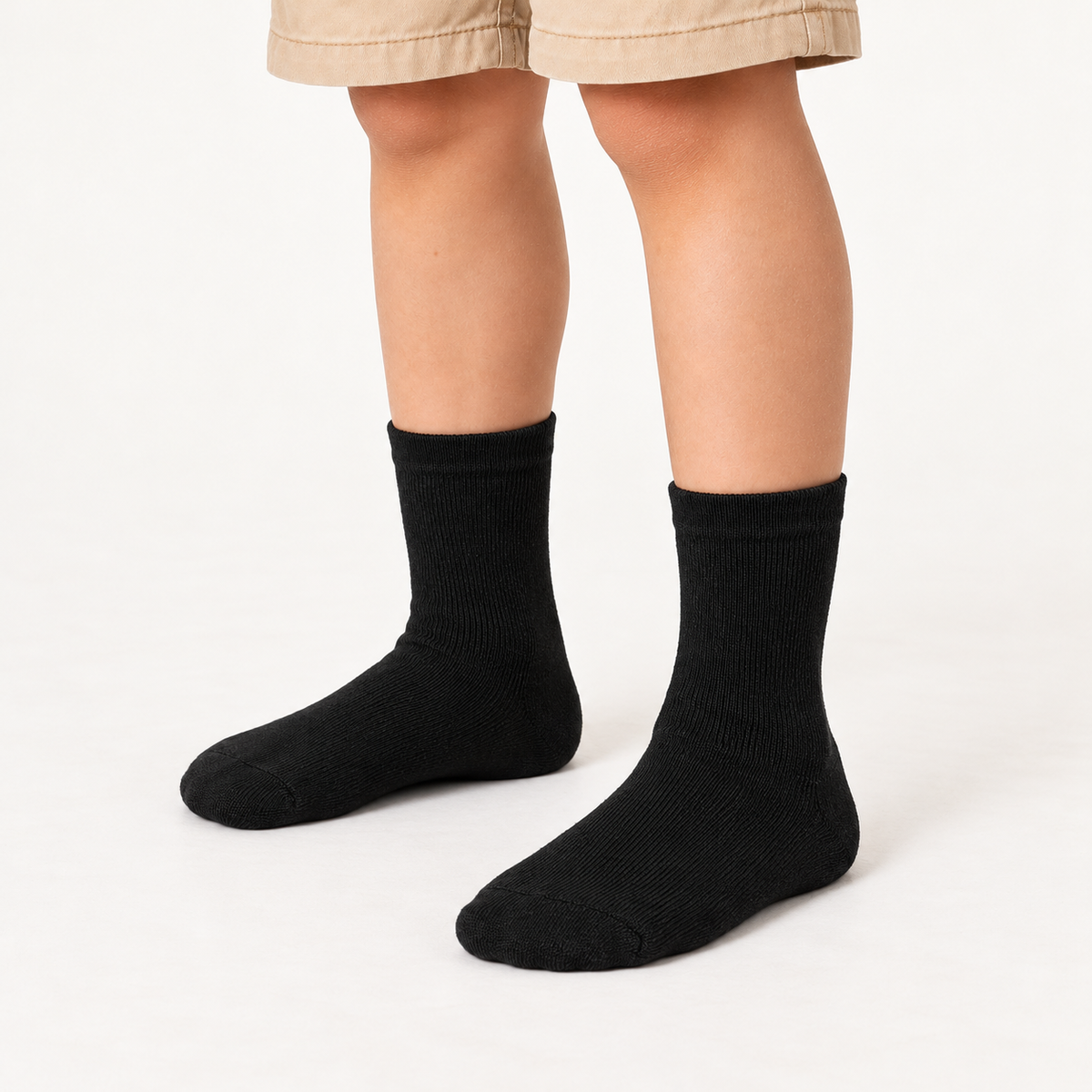 KIDS CREW SOCKS CHARCOAL NAVZA
