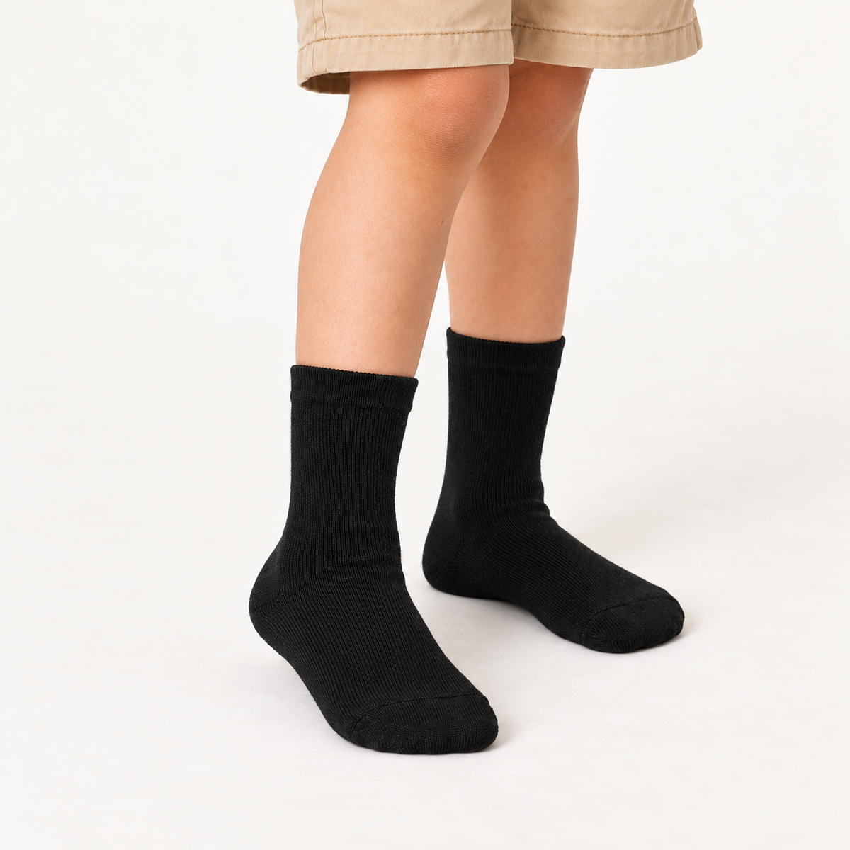 KIDS CREW SOCKS CHARCOAL NAVZA