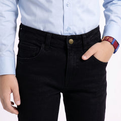KIDS RELAXED SLIM FIT DENIM – BLACK
