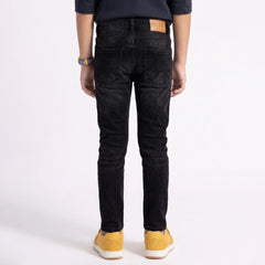 KIDS RELAXED SLIM FIT DENIM – CHARCOAL BLACK