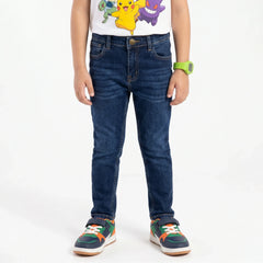 KIDS RELAXED SLIM FIT DENIM – DARK BLUE