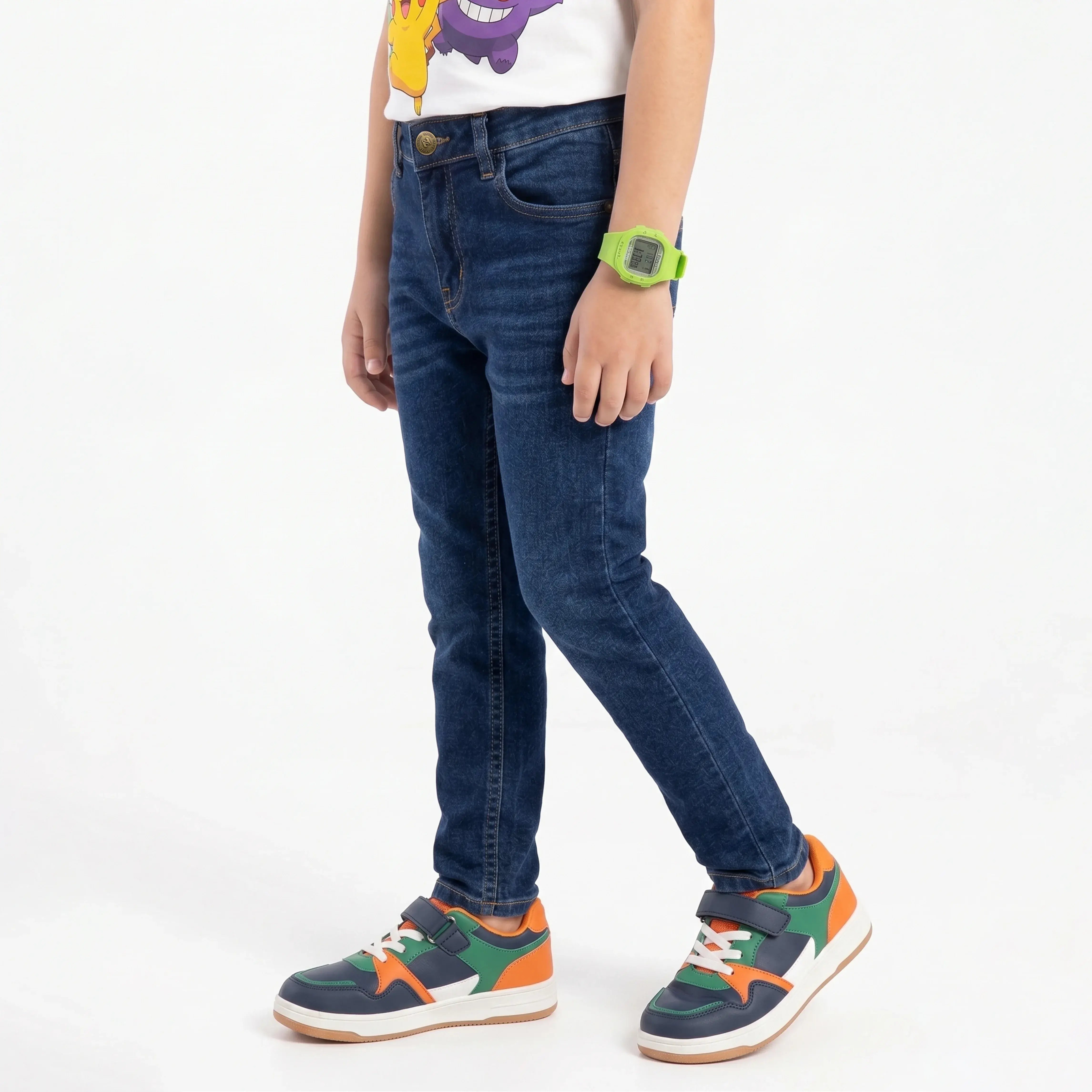 KIDS RELAXED SLIM FIT DENIM – DARK BLUE