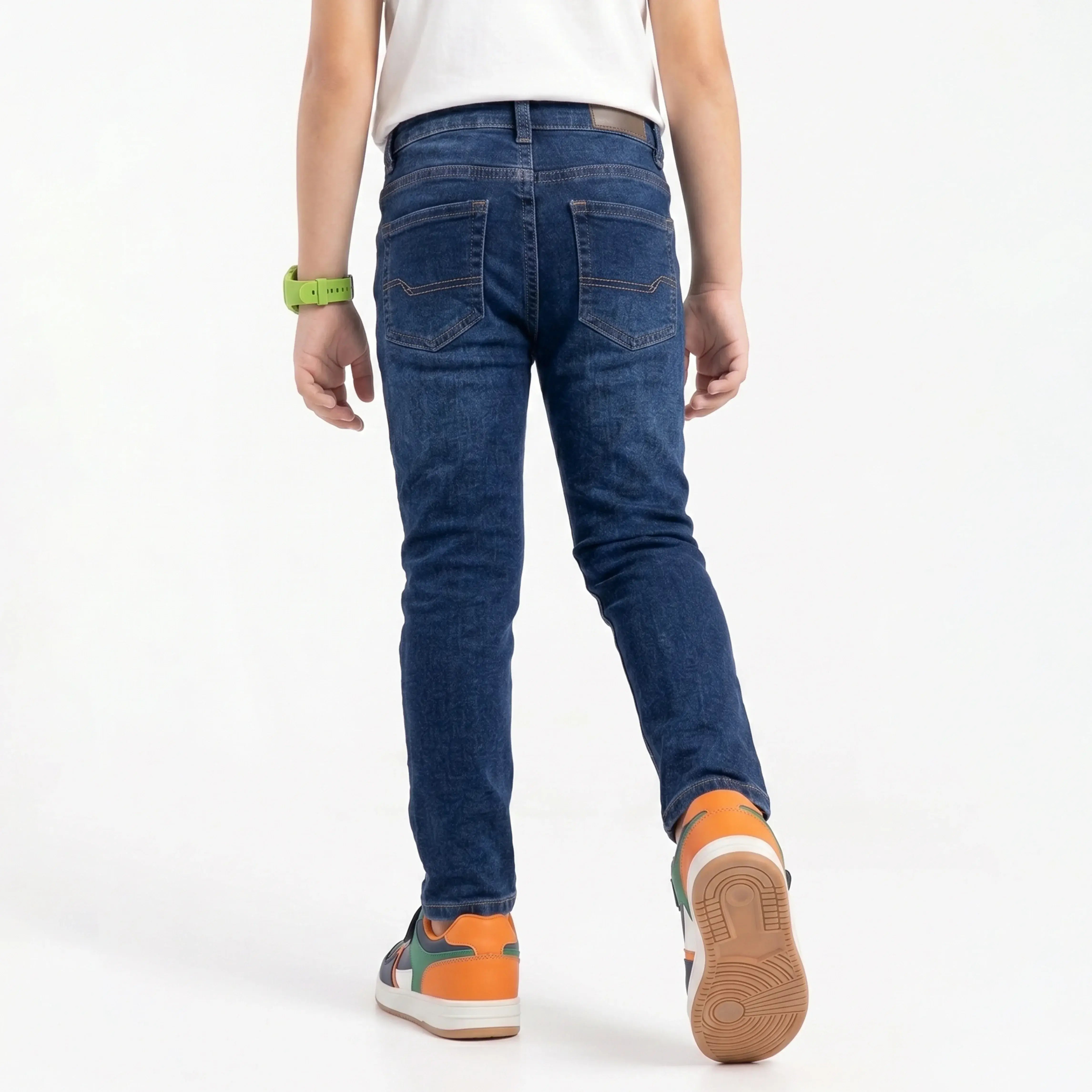 KIDS RELAXED SLIM FIT DENIM – DARK BLUE