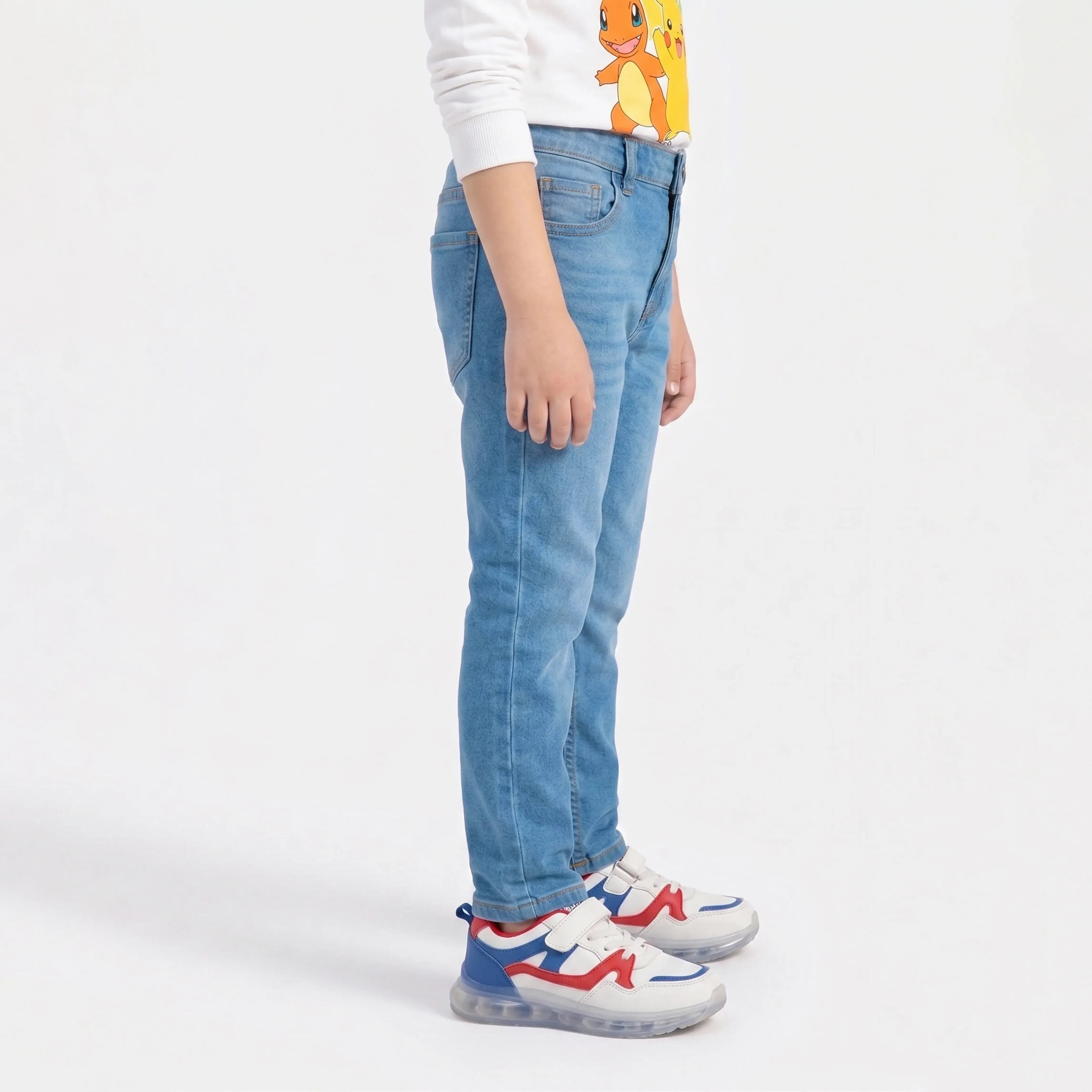 KIDS RELAXED SLIM FIT DENIM – LIGHT BLUE
