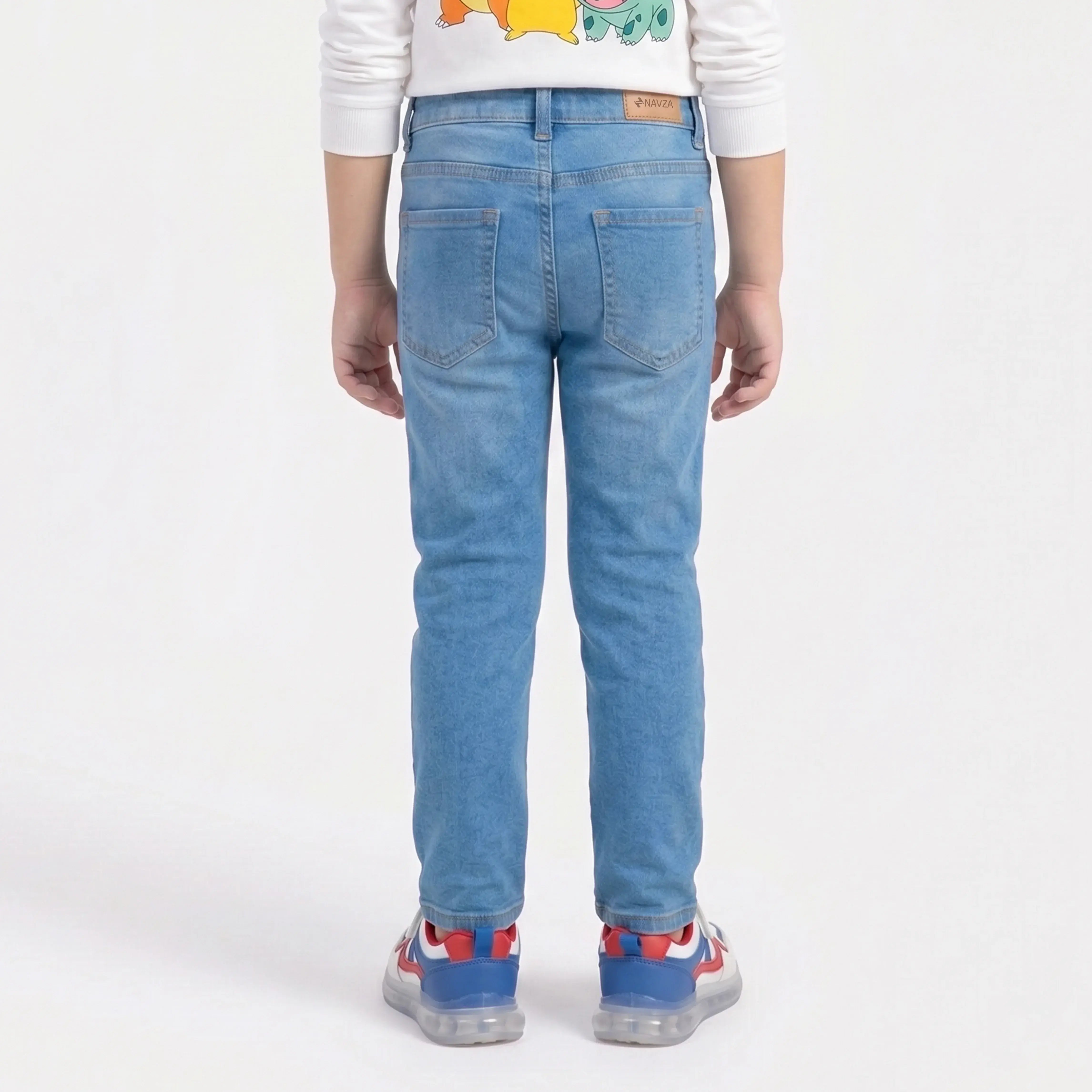 KIDS RELAXED SLIM FIT DENIM – LIGHT BLUE