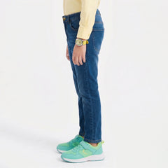 KIDS RELAXED SLIM FIT DENIM – MEDIUM BLUE