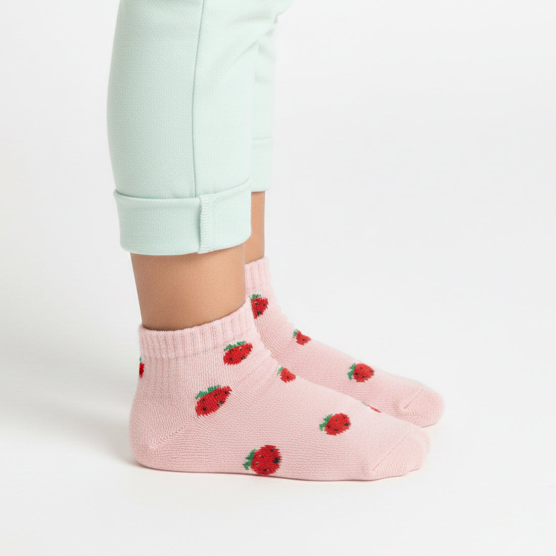KIDS ANKLET SOCKS PINK | NAVZA