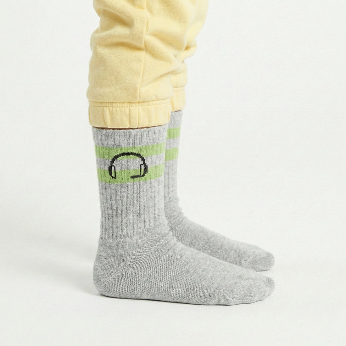 KIDS CREW SOCKS GREY | NAVZA