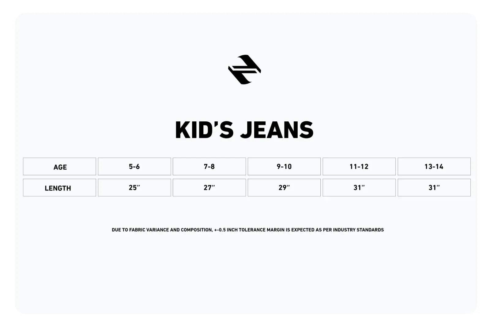 KIDS RELAXED SLIM FIT DENIM – BLACK