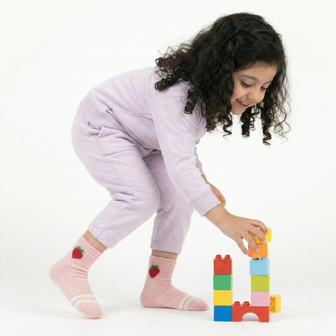 KIDS SHORT CREW SOCKS PINK | NAVZA