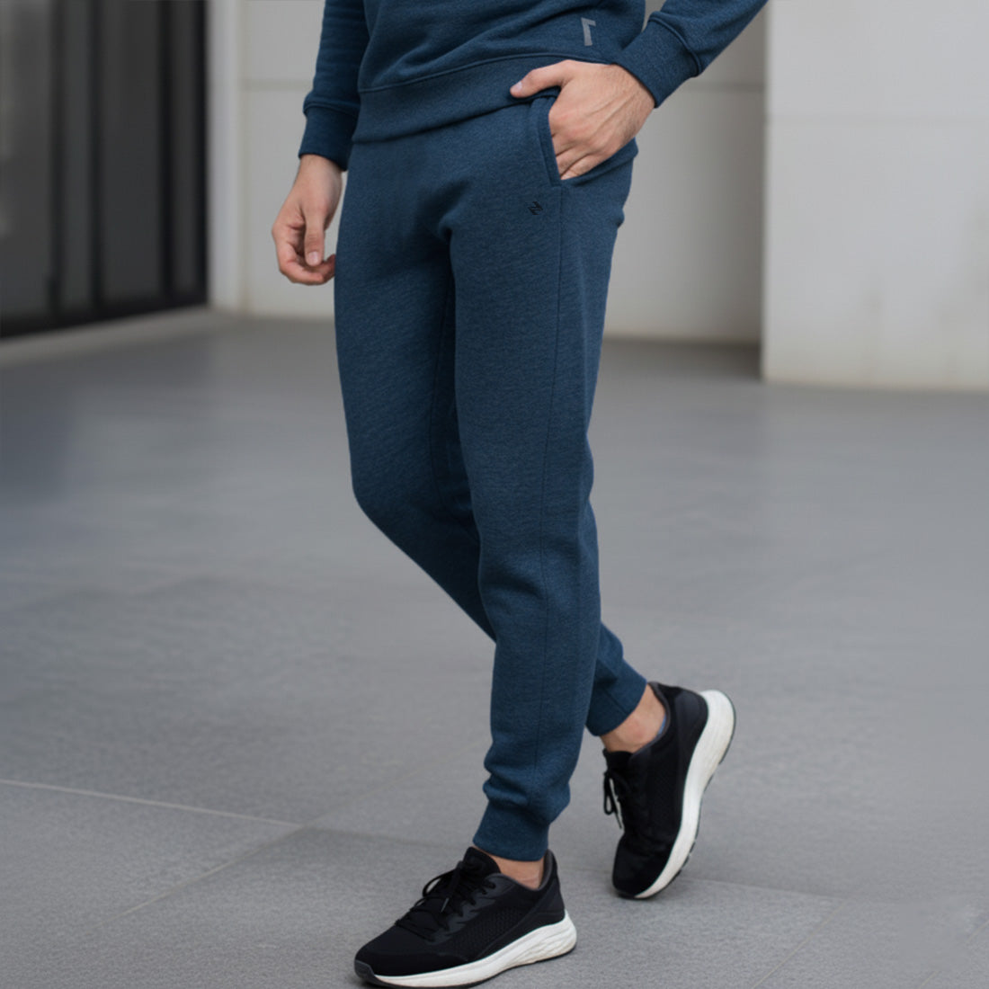 Fleece Trouser Denim | NAVZA