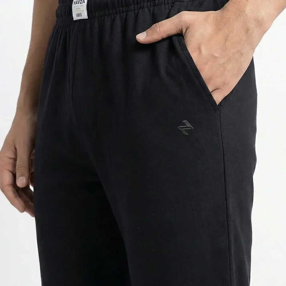 SUMMER JERSEY TROUSER BLACK