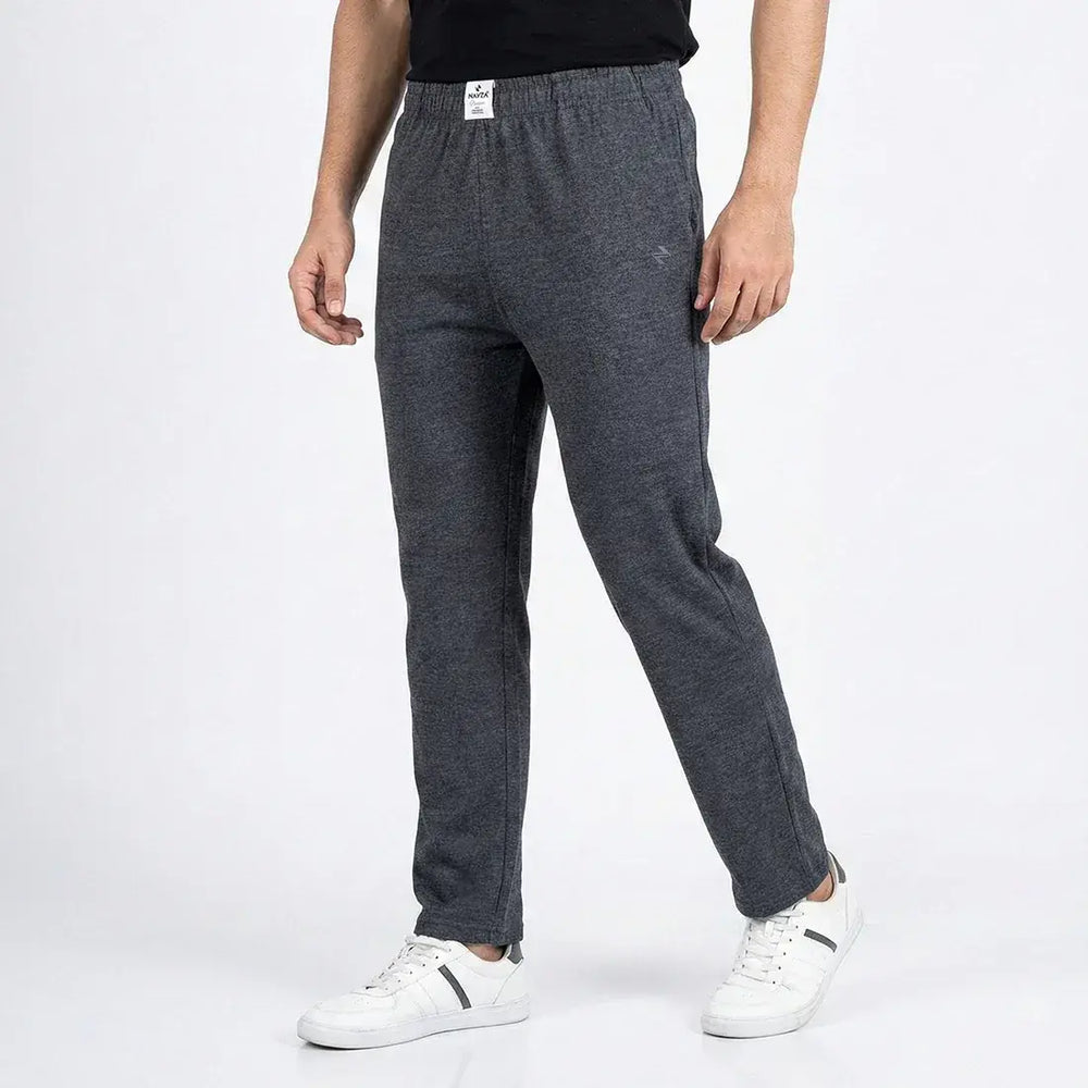 SUMMER JERSEY TROUSER CHARCOAL