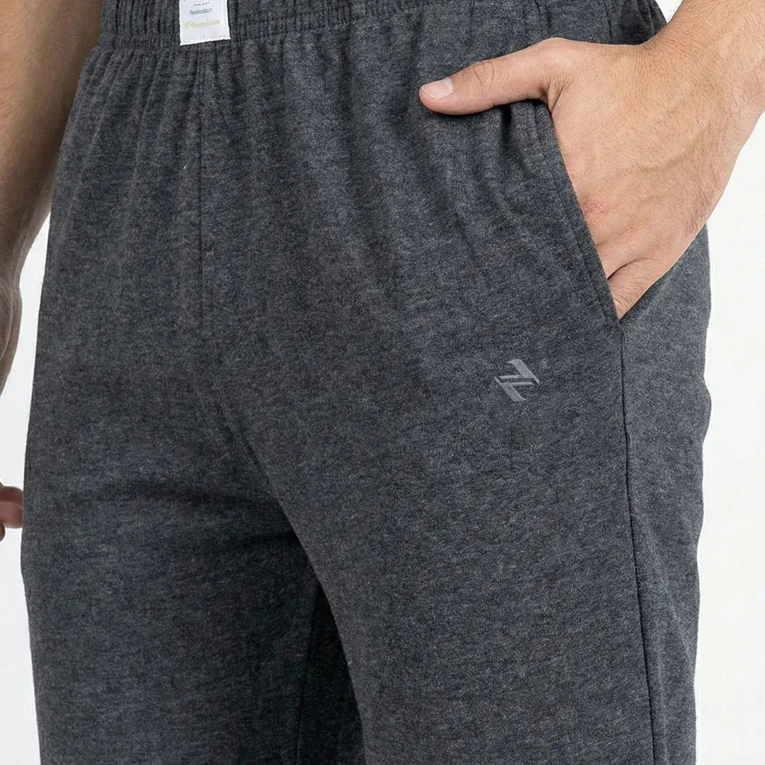 SUMMER JERSEY TROUSER CHARCOAL
