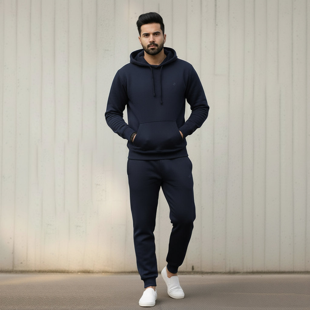 ML PULLOVER HOODIE TRACKER - NAVY