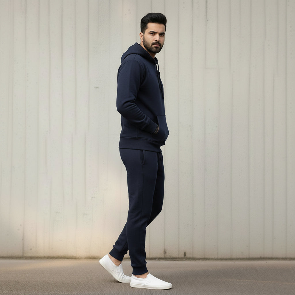 ML PULLOVER HOODIE TRACKER - NAVY