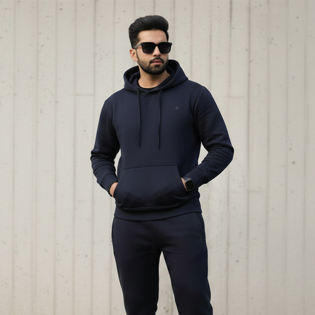 ML PULLOVER HOODIE - NAVY