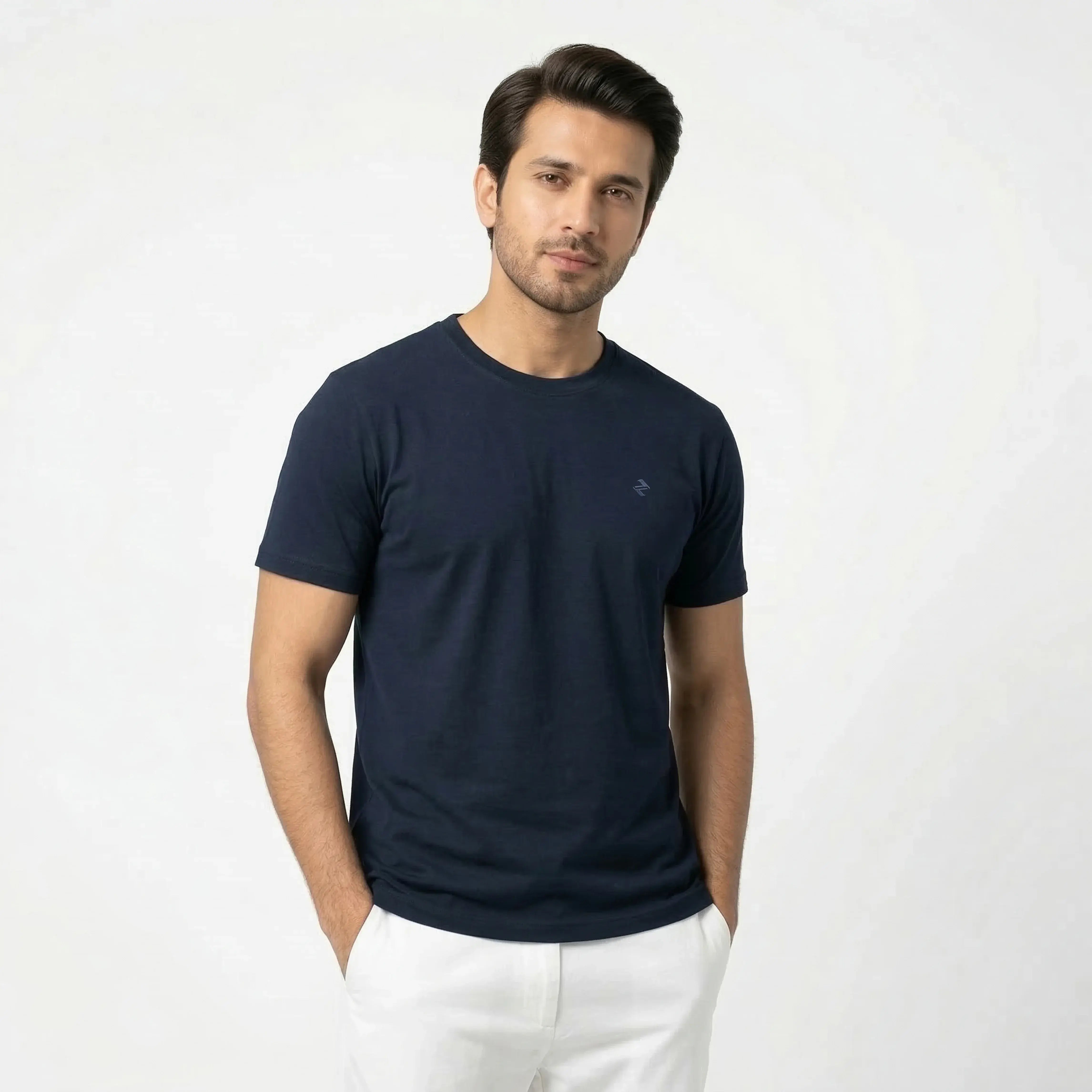 REGULAR T-SHIRT NAVY NAVZA