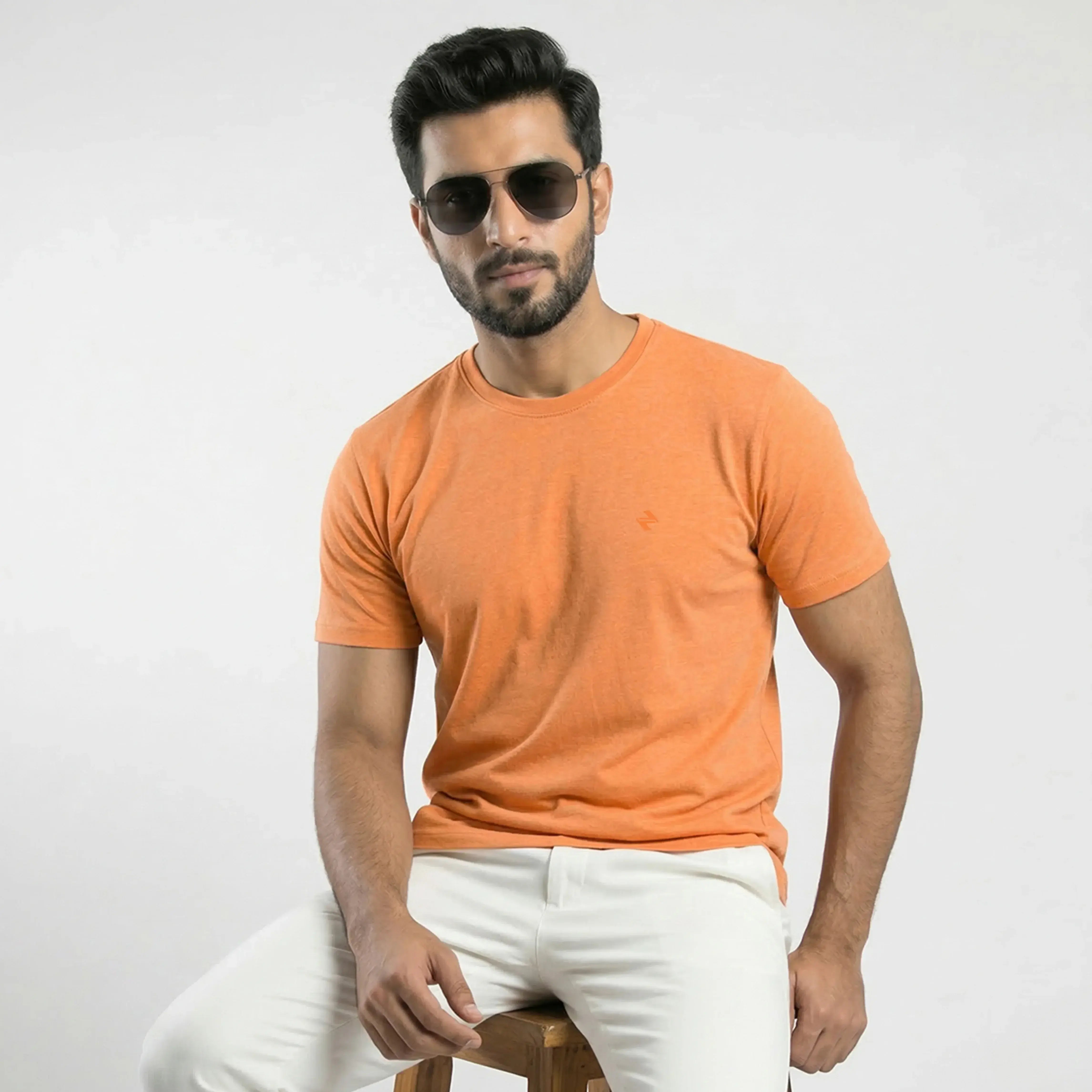 REGULAR T-SHIRT ORANGE NAVZA