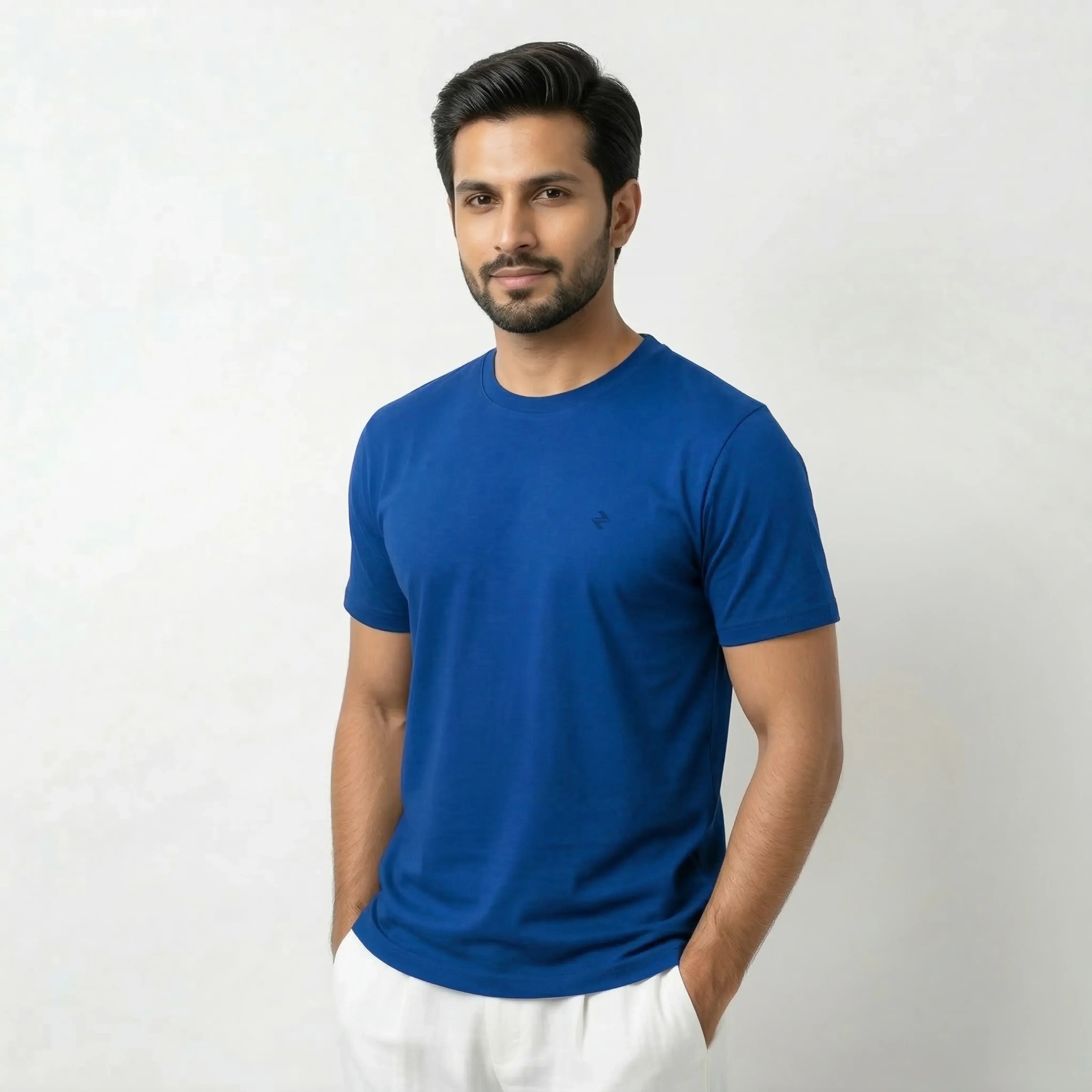 REGULAR T-SHIRT ROYAL BLUE NAVZA